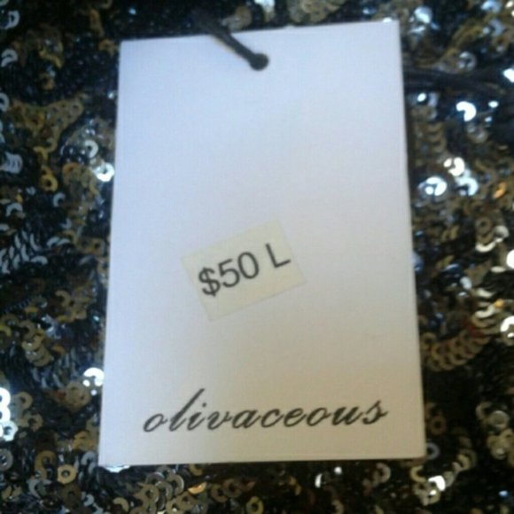 CLOSING SALE Silver Sequin Party Mini Skirt - Picture 3 of 5